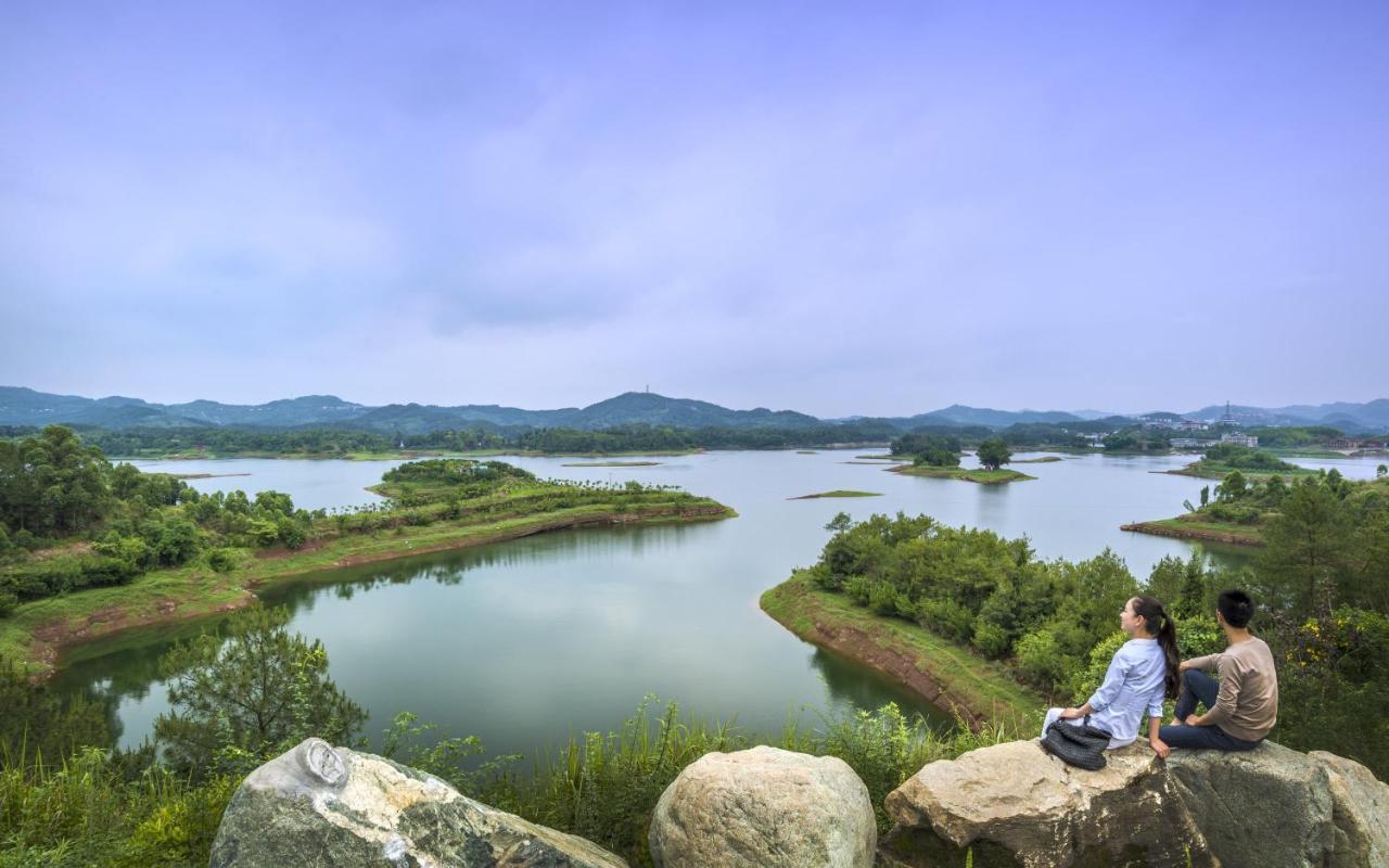 Intercontinental Heilong Lake, An Ihg Hotel Meishan  Bagian luar foto