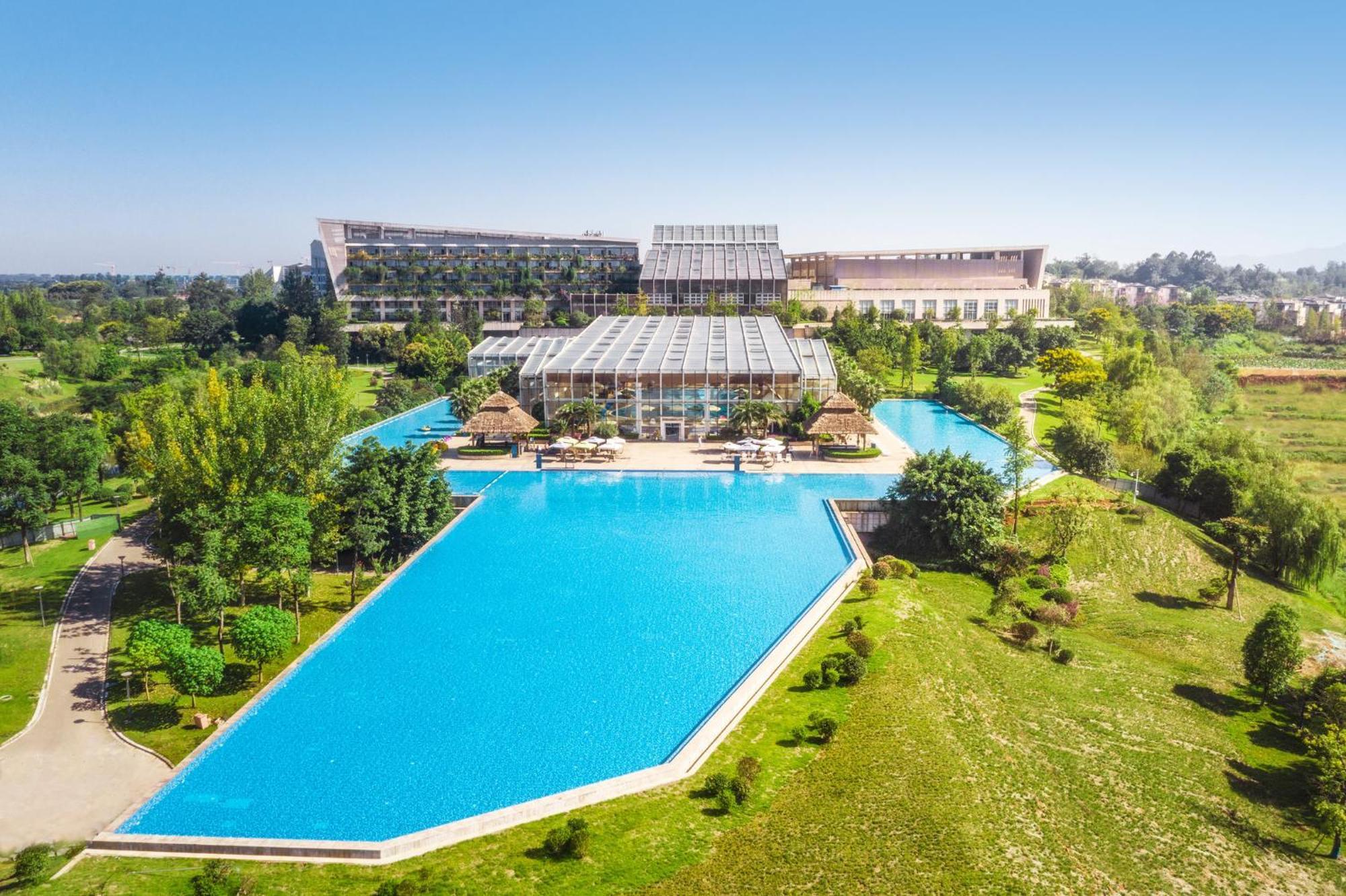 Intercontinental Heilong Lake, An Ihg Hotel Meishan  Bagian luar foto